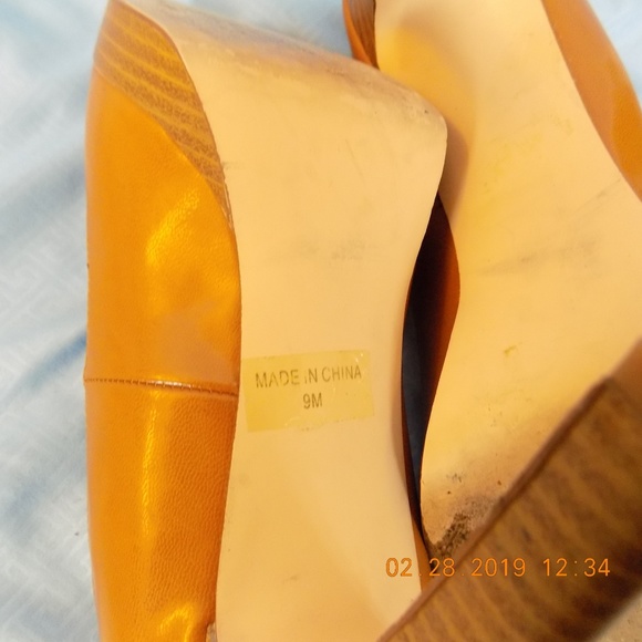 Dark Tan Pumps made by Joey - Picture 6 of 7